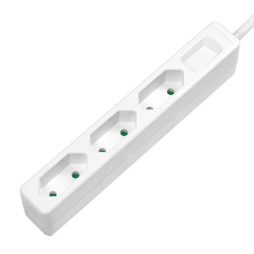 Logilink 3 sockets 1.5m white