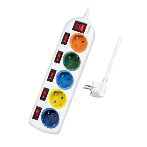Logilink 5-way power strip, 5x CEE