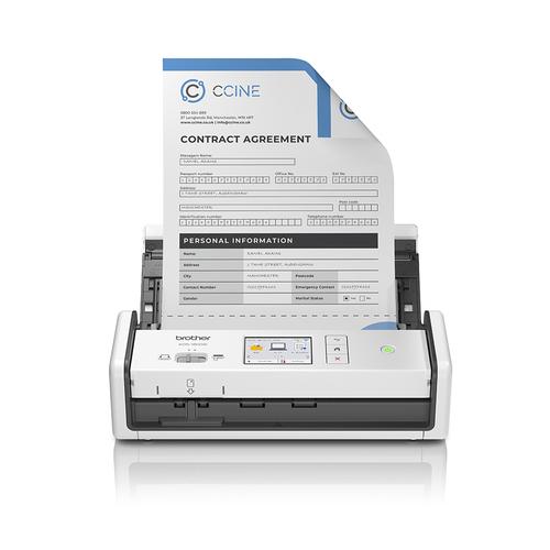 BROTHER ADS-1800W USB Document Scanner, ADF, OCR