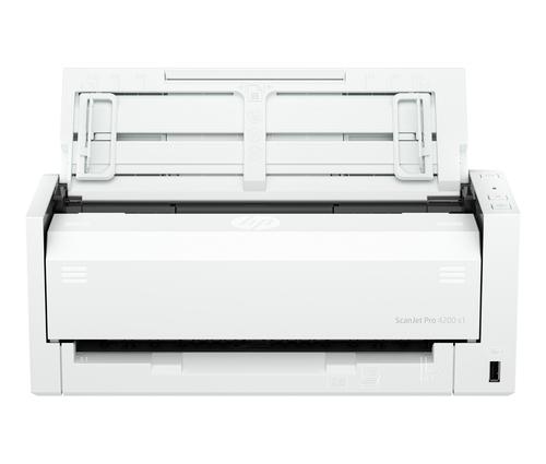 HP ScanJet Pro 4200 s1 ADF scanner, 600 x 600 DPI, A4, blue, white
