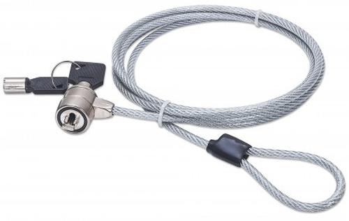 Manhattan NB Security Lock 1.5m Steel Cable 2 Keys
