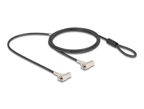 NAVILOCK Dual notebook security cable with 2 Kensington slots
