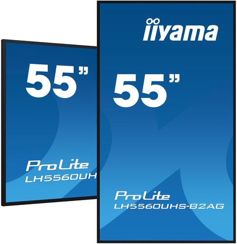 Iiyama 139.0cm (55") LH5560UHS-B2AG 16:9 3xHDMI+2xUSB VA (Shipping included)