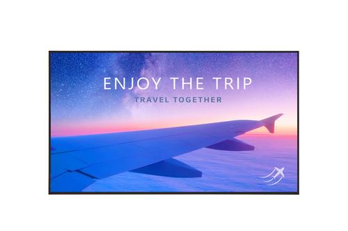 LG 49UH7N-E Signage Display Digital signage flat panel 49-inch (124.5 cm) LED Wi-Fi 700 cd/m² 4K Ultra HD Black Built-in processor WebOS 24/7