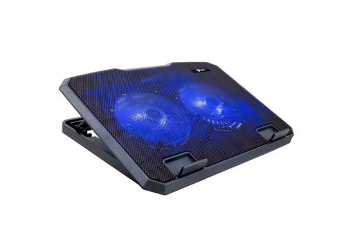 C-Tech CLP-140 notebook cooling pad, 39.6 cm (15.6 inch), 1000 RPM, Black