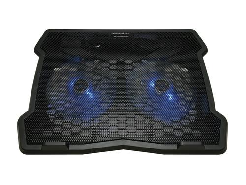 Conceptronic 2-Fan USB-A2.0 Laptop Cooling Pad 5Kg 15.6" sw