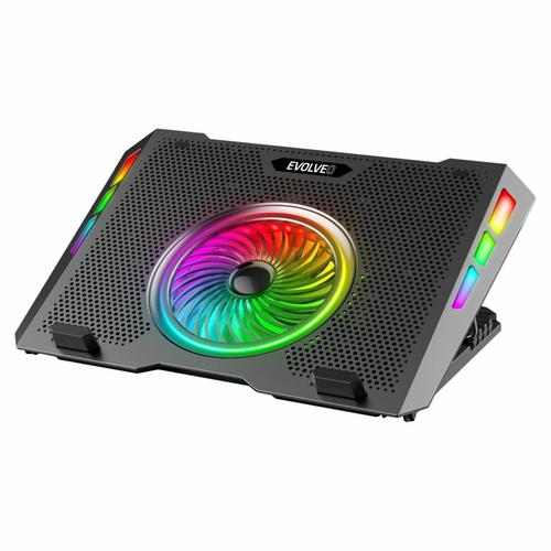 Evolveo ANIA16 laptop cooling pad, 17-inch, 2500 RPM, Black