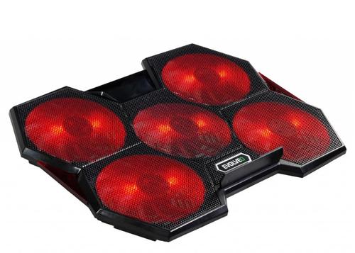 Evolveo Ania 14 Notebook Cooling Pad, 43.9 cm (17.3 inch), 1400 RPM, Black