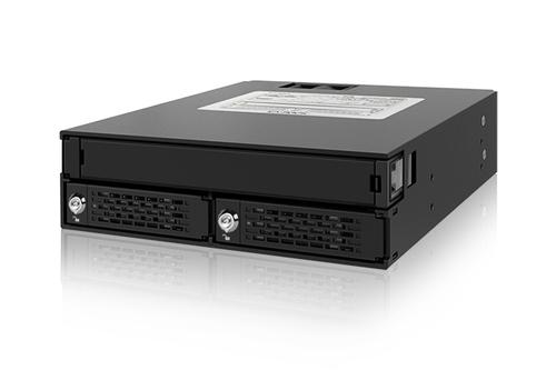 Icy Dock Backplane IcyDock 2x6.3cm SATA III/SAS in 1x5.25" HDD/SSD