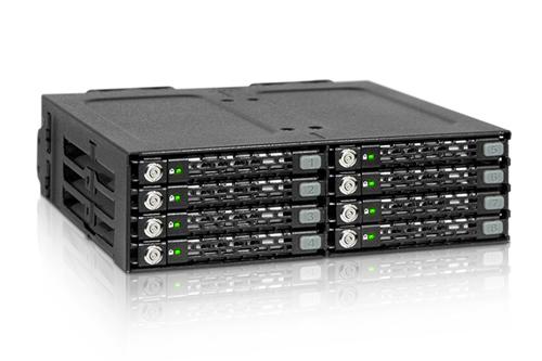 Icy Dock Backplane IcyDock 8x6.3cm SATA III in 1x5.25" keylocks