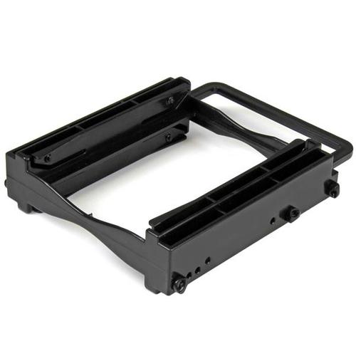 StarTech.com Dual 2.5 SSD/HDD Mounting Bracket for 3.5” Drive Bay - Tool-Free Installation