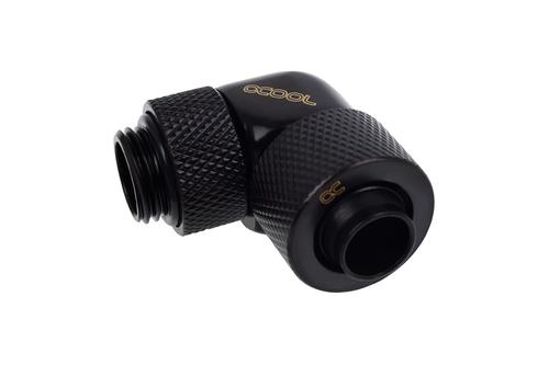 Alphacool Ice maker mounting adapter (black, 90° angled, 360° rotatable)