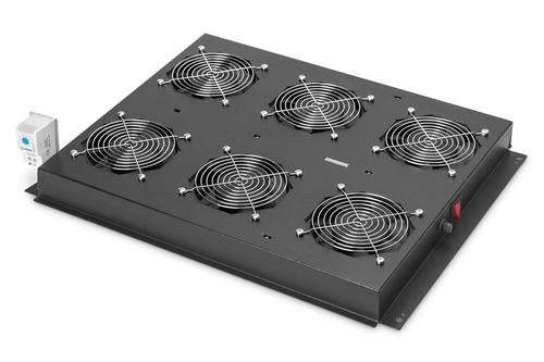 Digitus Roof vent unit Unique 6 fan black.