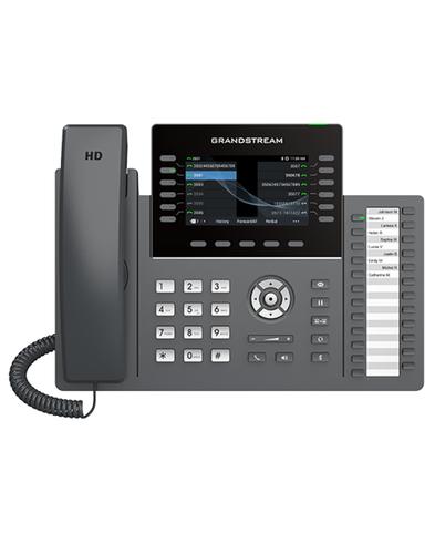 Grandstream Networks GRP2636 IP phone, Black, 12 lines, LCD, Wi-Fi
