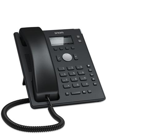 snom D120 IP phone Black 2 lines