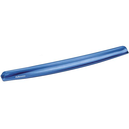FELLOWES Keyboard Wrist Rest Crystal Gel blue