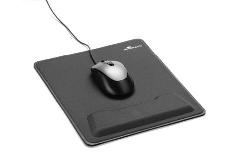 Durable Mousepad Ergotop with hand grip, non-slip anthracite