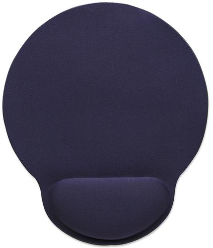 Manhattan Foam mousepad with hand grip attachment, blue
