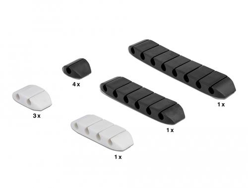Delock Cable holder trapezoidal self-adhesive combo