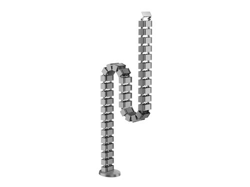 Equip Deluxe spiral cable sleeve with under-table mounting grey lite retail