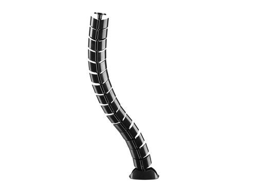 Equip Dual cable management with under-table mounting black lite retail