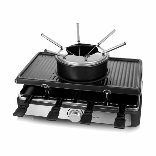 Emerio Raclette grill, 8 pans non-stick thermostat