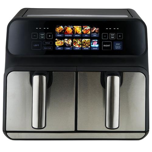 ProfiCook PC-FR 1287 H Double 8 L Standalone 2200 W Black and Stainless Steel Hot Air Fryer