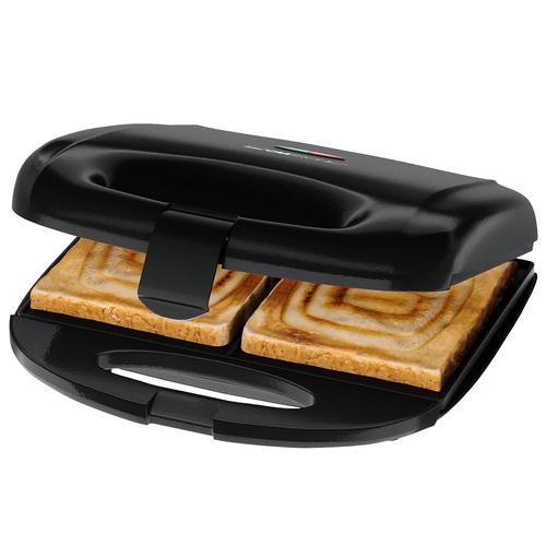 Clatronic ST 3814 sandwich maker, 820 W, Black