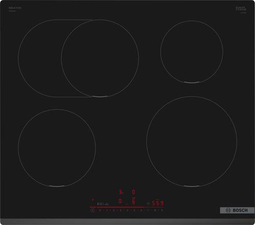 BOSCH Series 6 PIF631HB1E induction hob, black, built-in, 60 cm, 4 zones