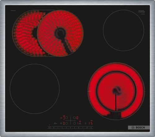 BOSCH Series 6 PKN645FP2E hob Black Built-in 60 cm Ceramic 4 zones