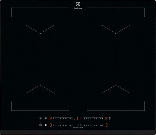 Electrolux EIV644 Black Built-in 60 cm 4-zone induction hob