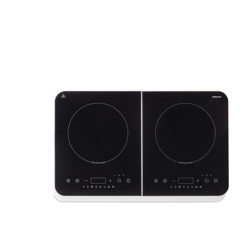 MEDION MD 18493 Black, White Countertop 60 cm Induction Hob with 2 Zones