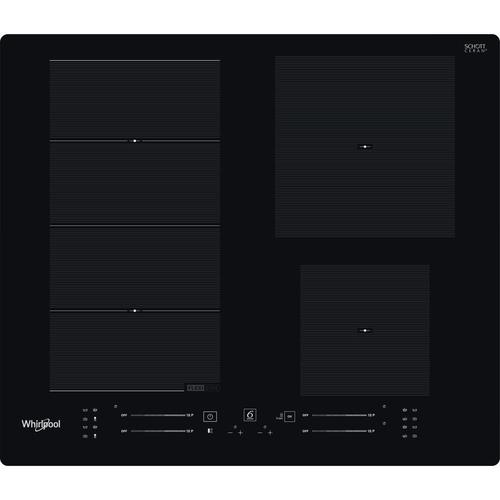 Whirlpool WF S7560 NE Black Built-in 60 cm 4-zone induction hob