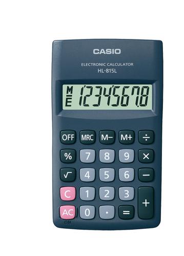 CASIO HL-815L Pocket Basic Black Calculator