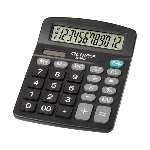 Genie Basic 225 BD 12-digit calculator
