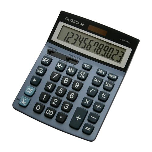 Olympia Olympia Calculator LCD-6112 steel blue