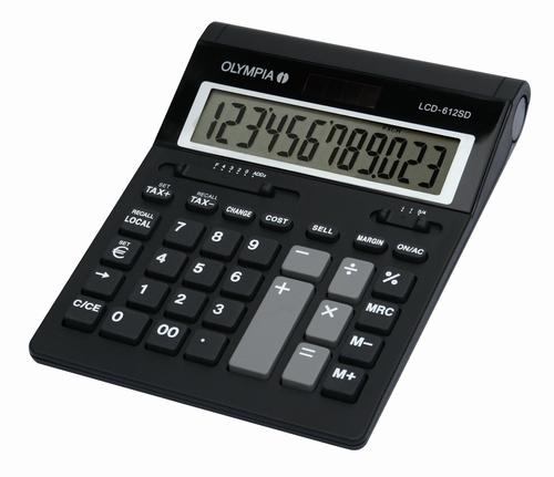 Olympia Olympia Calculator LCD-612 SD black