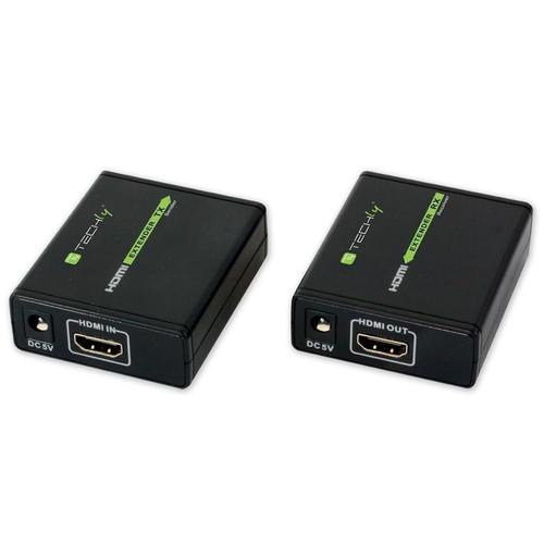 Techly HDMI Amplifier Full HD up to 60m cable length Cat. 6 / 6A / 7 IDATA EXT-E70