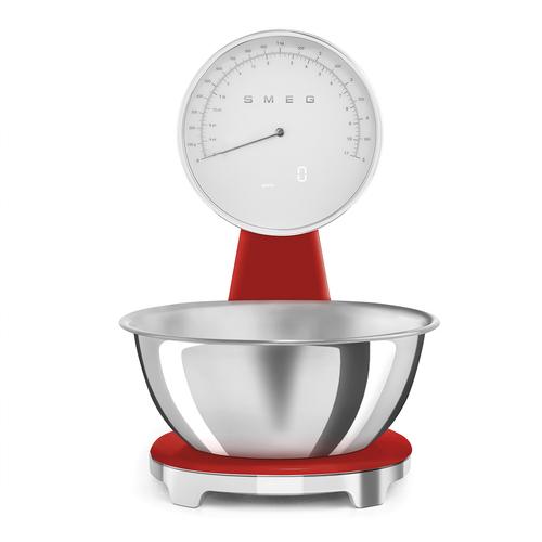 Smeg Kitchen Scale 50`s Style Red