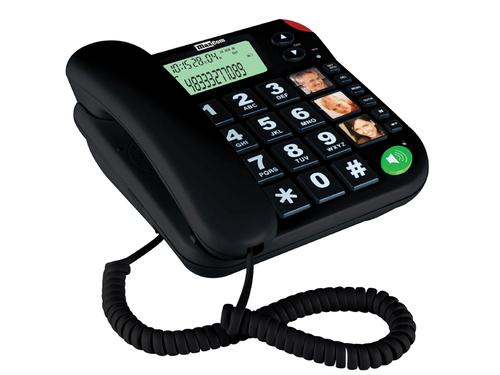 Maxcom KXT480CZ analog telephone Caller ID Black