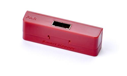 Smartkeeper CSK-PL10 port blocker, port blocker key, parallel, red