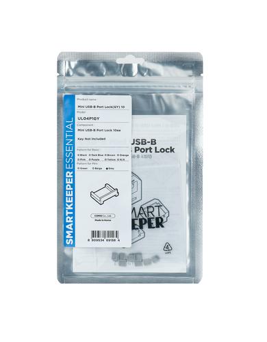 Smartkeeper Mini "Micro-USB-B Port" Blocker grey 10 pcs.