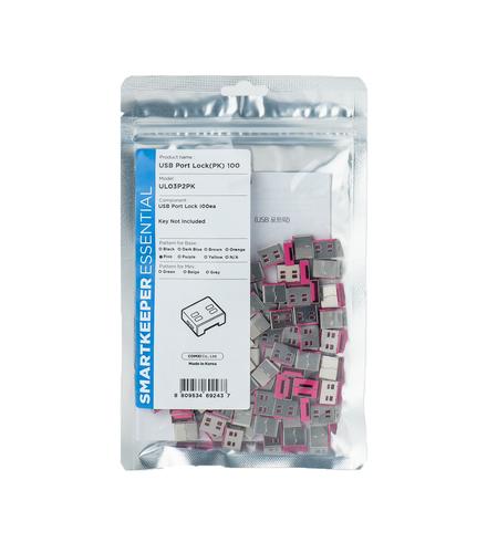 Smartkeeper Basic "USB-A Port" Blocker pink 100 pcs.