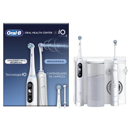Oral-B iO6 AND OxyJet Adult Rotating-oscillating toothbrush, White