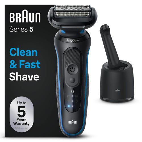 BRAUN Series 5 52-B7000cc Foil Shaver Trimmer, Black