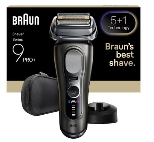 BRAUN Series 9 Pro+ 9615S Foil Shaver and Trimmer, Black and Grey