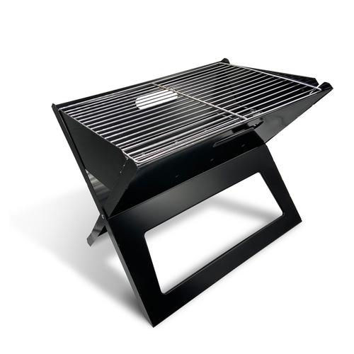 Maestro MR-1011 Outdoor Barbecue/Grill, Charcoal + Firewood, Black