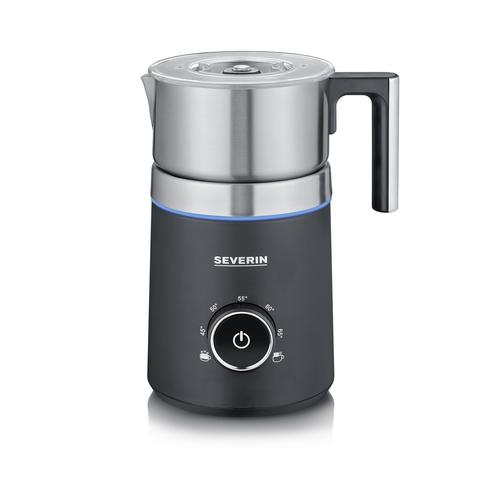 Severin SM 3586 milk frother/warmer Automatic milk frother/warmer Black, Stainless steel