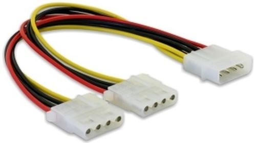 Delock PowerY-Kabel 2x 5.25" 11cm