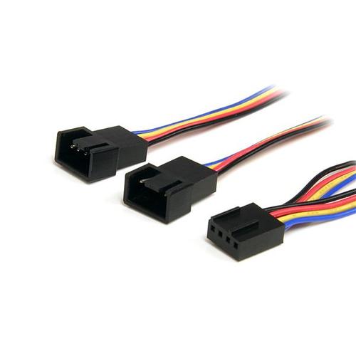 StarTech.com 12-inch 4-pin fan power splitter cable - F/M